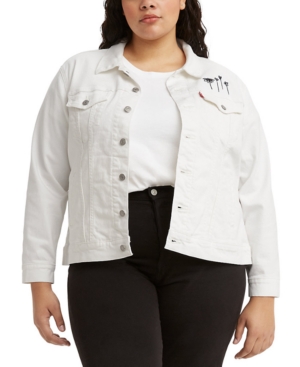 Levi's Trendy Plus Size Ex-Boyfriend Trucker Jacket