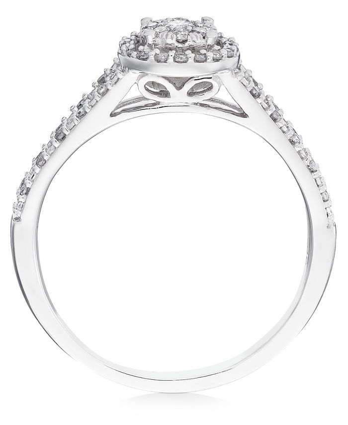 Promised Love Diamond Promise Ring in 10k White Gold ( 1/4 ct. t.w