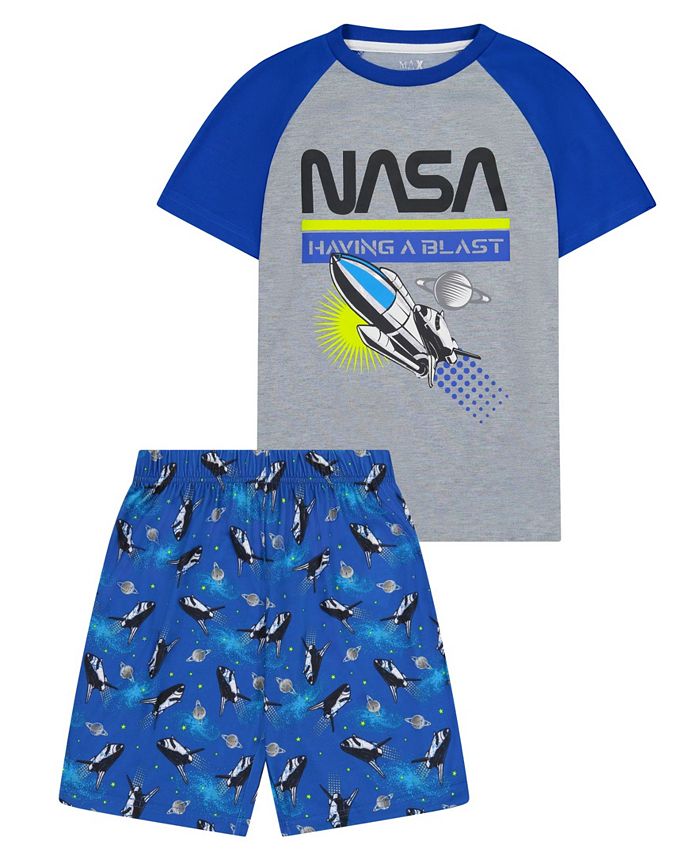Sleep On It Big Boys NASA Pajama Set, 2 Piece - Macy's