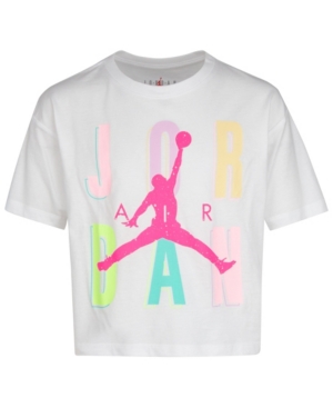 Jordan Air Big Girl's Short Sleeve Graphic T-Shirt