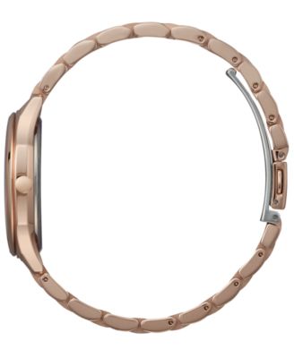 ?Citizen Women\'s Rose Gold 35mm Watch POV - Ladies Eco-Drive Pink Gold Crystal Watch | CITIZEN main image 3