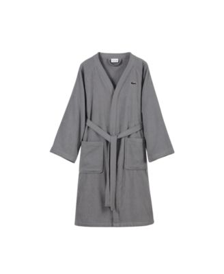 Logo Patch 100% Cotton Pique Bath Robe