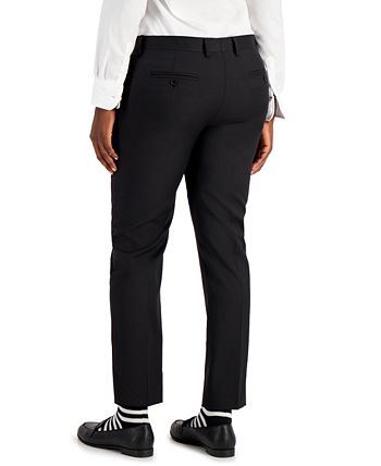 Kirrin Finch Menswear-Inspired Black Dress Pants - Macy's
