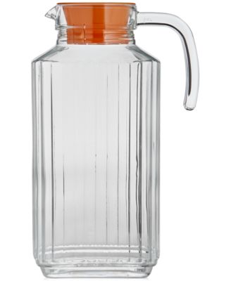 Martha Stewart Collection - Orange Glass Pitcher