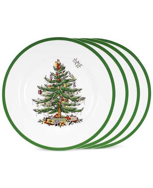 Spode Christmas Tree Dinnerware Salad Plate Set Of 4 Reviews