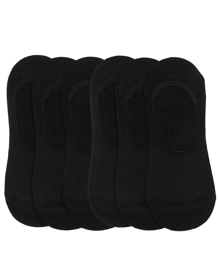 Stems Women's Basic Breathable Odor Resistant Liner Socks, Pack of 6 ...