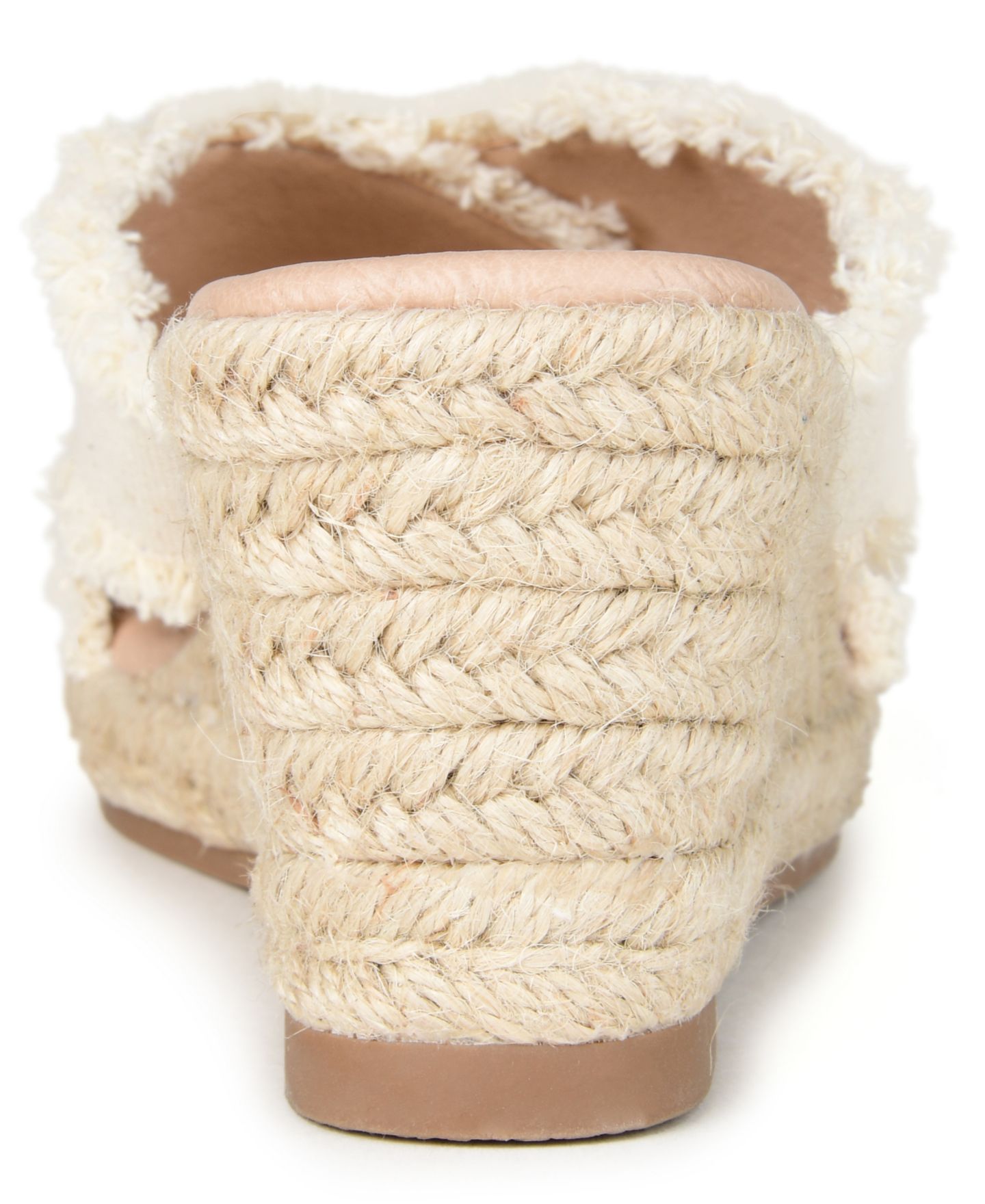 Женские сандалии Journee Collection Shanni Espadrille Wedge, цвет: Бежевый — фото 3