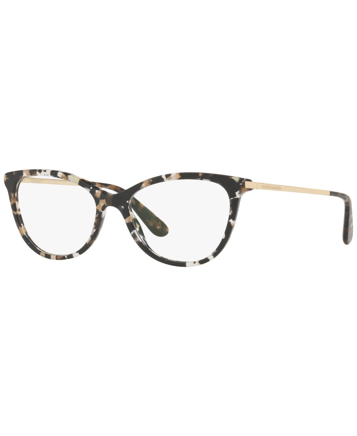 Dolce&Gabbana DG3258 Women's Butterfly Eyeglasses - Black Gold