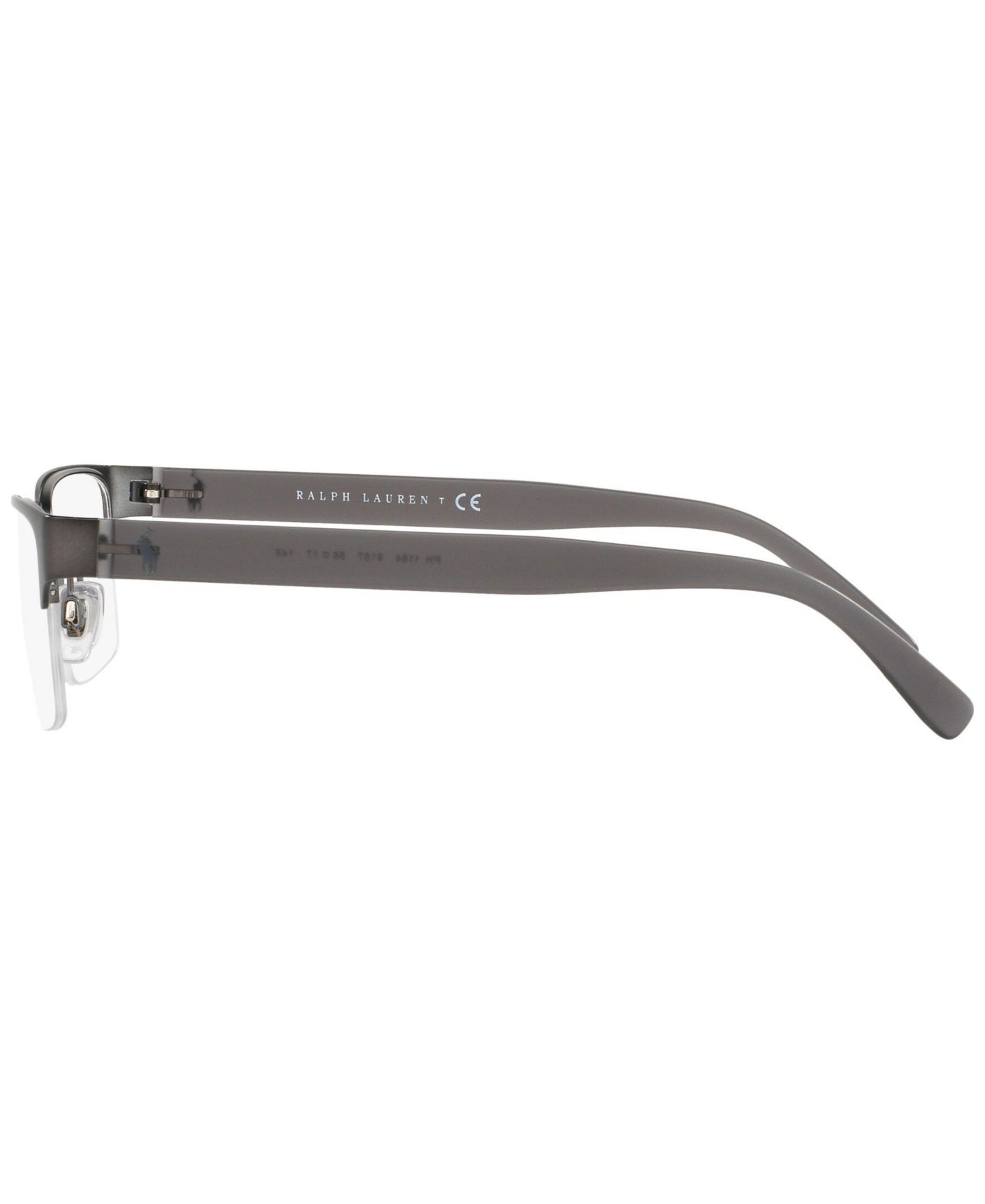 Мужские очки Polo Ralph Lauren Man Rectangle Metal PH1164 Eyeglasses, цвет: Dark Gunme — фото 2
