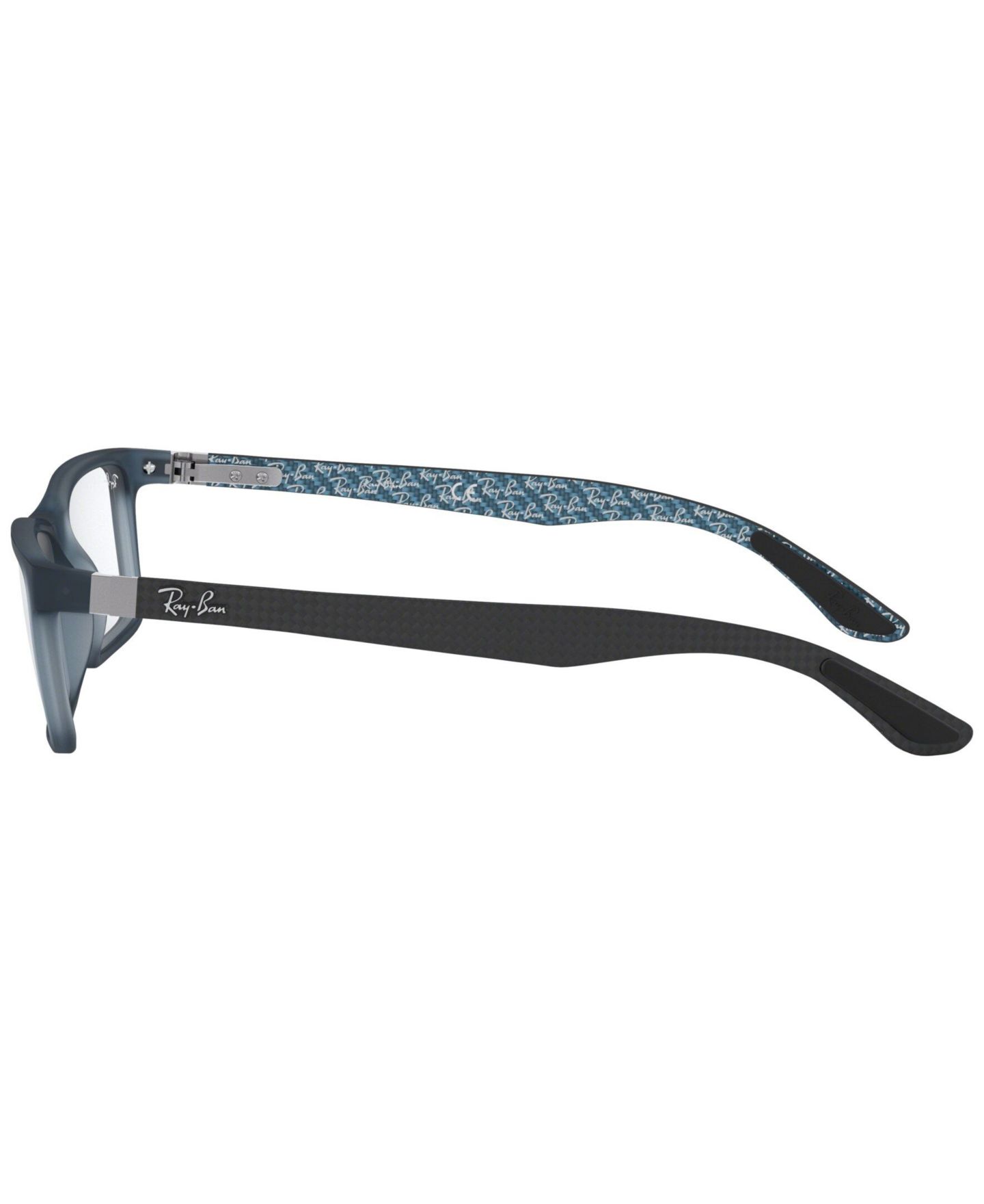 Очки Ray-Ban Unisex Square Plastic RB8901 Optics Eyeglasses, цвет: Синий — фото 2
