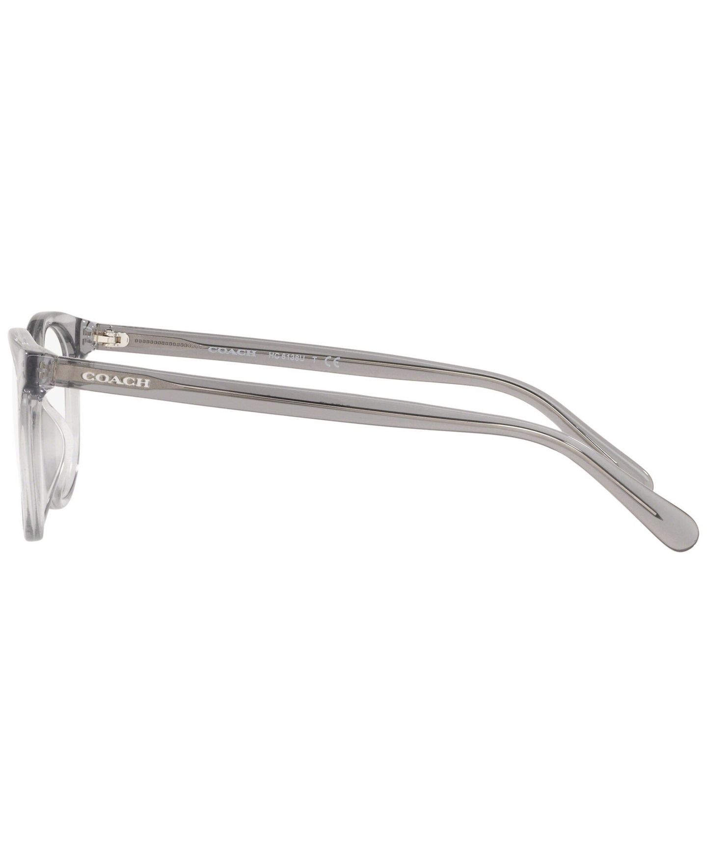 Женские очки Coach Woman Panthos Plastic HC6138U Eyeglasses, цвет: Серый — фото 2