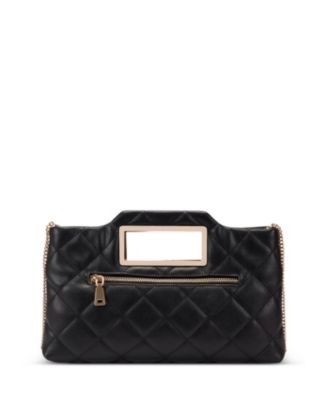 Juditth Handle Quilted Clutch, Exclusively at Macy's