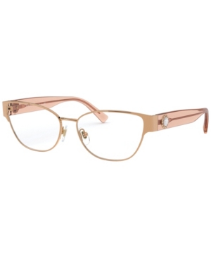 Versace Ve1267b Women's Pillow Eyeglasses In Gold Pink