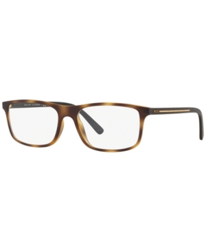 Polo Ralph Lauren Ph2197 Men's Rectangle Eyeglasses In Matte Hava