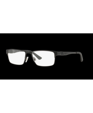 Polo Ralph Lauren Ph1147 Men's Rectangle Eyeglasses In Matte Blk