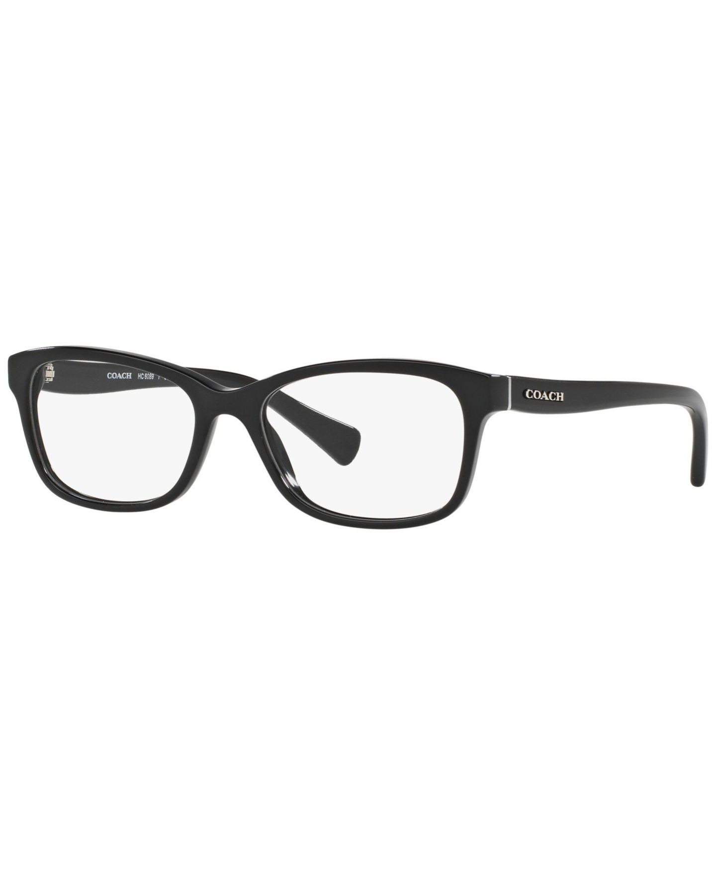 Женские очки Coach Woman Rectangle Plastic HC6089 Eyeglasses, цвет: Blackgep — фото 1