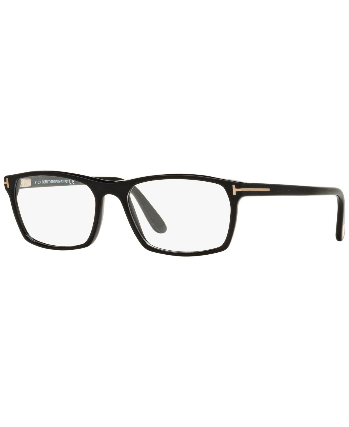 Tom Ford Tr000539 Men's Rectangle Eyeglasses In Black