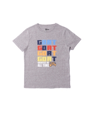 Big Boys Short Sleeve Text and Graphic Tee