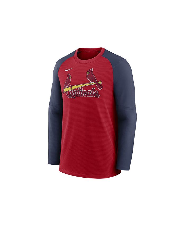 Nike - Men's St. Louis Cardinals Authentic Collection Pre-Game Crew Sweatshirt