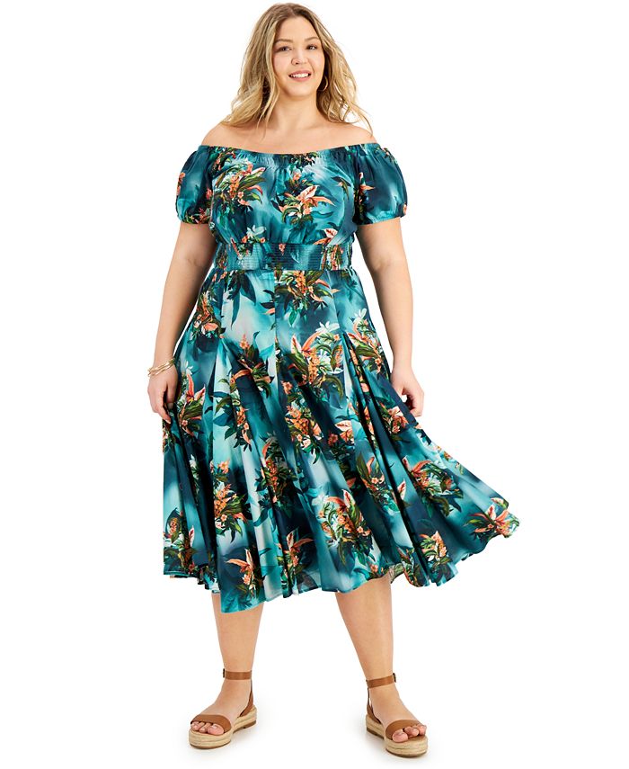 Macy's inc plus 2025 size maxi dresses
