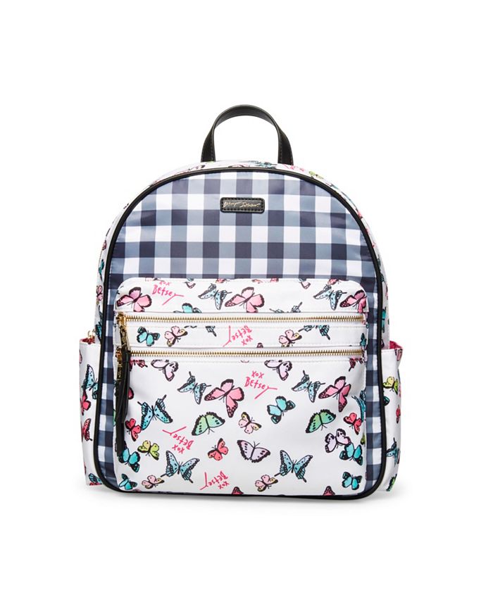 Betsey Johnson Mixed Nylon Backpack Macy's
