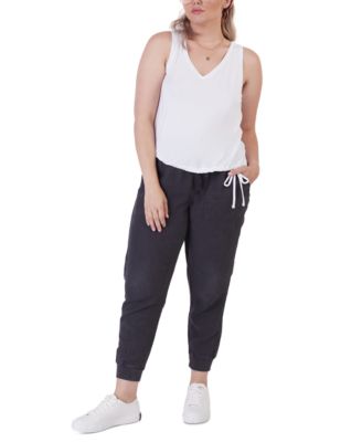 Macy's - Plus Size Drawstring-Hem V-Neck Tank Top