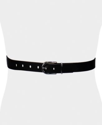 Women's Rounded Buckle Trouser Pant Dress Belt