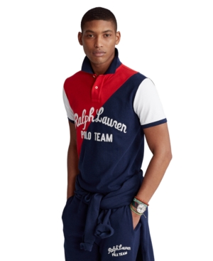 Polo Ralph Lauren Men's Custom Slim Fit Mesh Polo Shirt