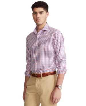 Polo Ralph Lauren Men's Big & Tall Plaid Poplin Shirt