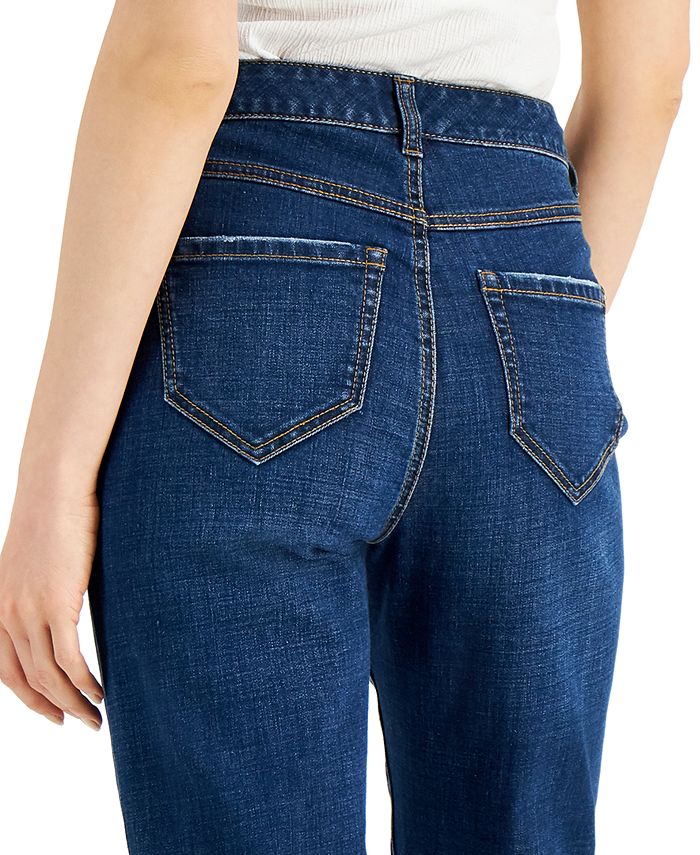 INC International Concepts INC High Rise Cropped StraightLeg Jeans