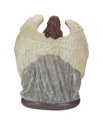 11.25" Holy Family and Angel Christmas Nativity Table Decoration