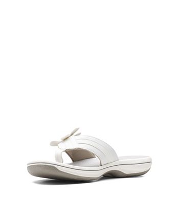 Tong Salomon Femme Clarks Femme Brinkley Flora Tongues, Synthétique Taupe, 42 EU Tong Femme