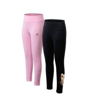 New Balance Big Girls Active Leggings Pack of 2