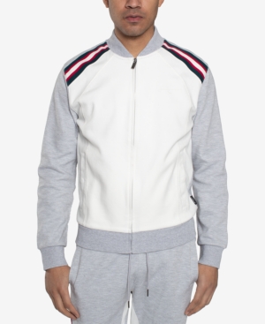 Men's Yarn Dye Rib Track Jacket