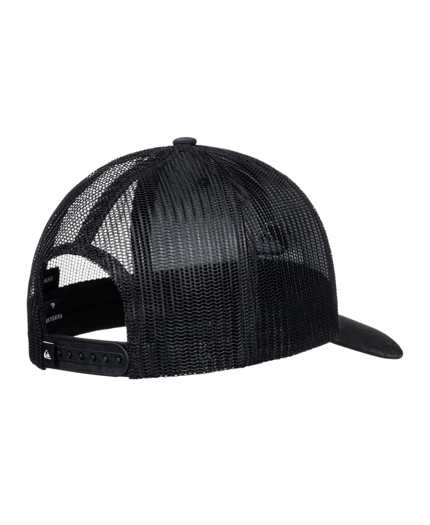 Мужская кепка Quiksilver Grounder Trucker Hat, цвет: Чёрный — фото 2