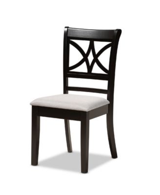 Julia Modern and Contemporary Fabric Upholstered 5 Piece Dining Set