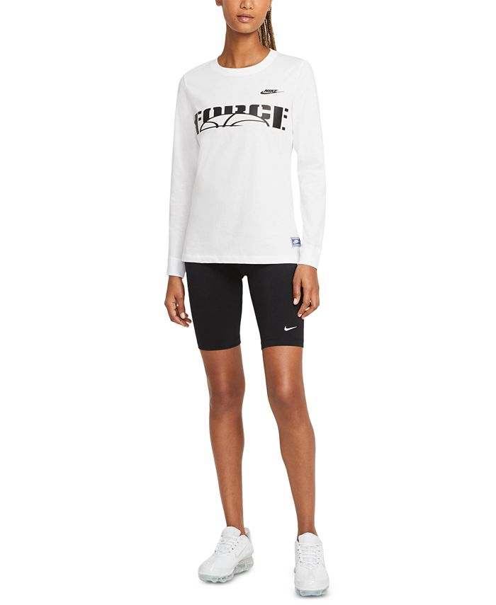 high waisted bike shorts nike