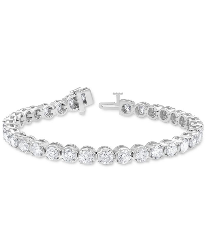 Macy's white cheap gold bracelet
