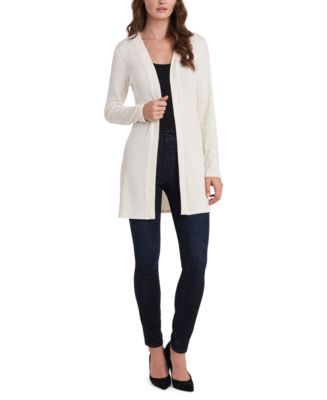 Vince Camuto Rib-Knit Open-Front Cardigan - Macy's