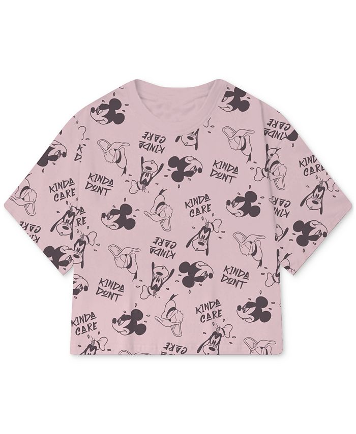 Disney Juniors' Mickey And Friends Printed T-Shirt - Macy's