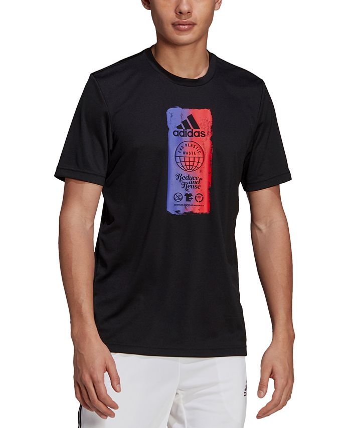 adidas Men's Run For the Oceans Icon T-Shirt - Macy's