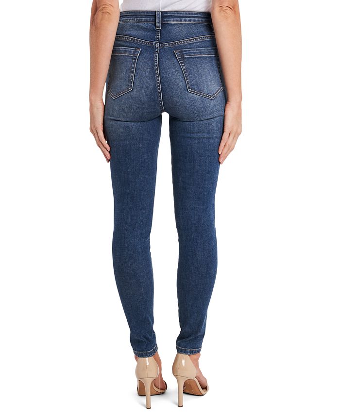 CeCe Straight-Leg Jeans With Side Buttons & Reviews - Jeans - Women ...