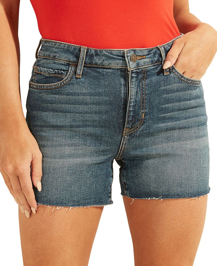 GUESS 1981 Denim Midi Shorts Macy's