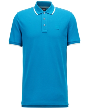 Boss Men's Logo-Patch Polo Shirt