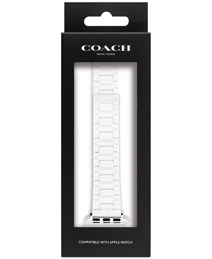 COACH White Ceramic 38/40/41mm Apple Watch® Band Macy's