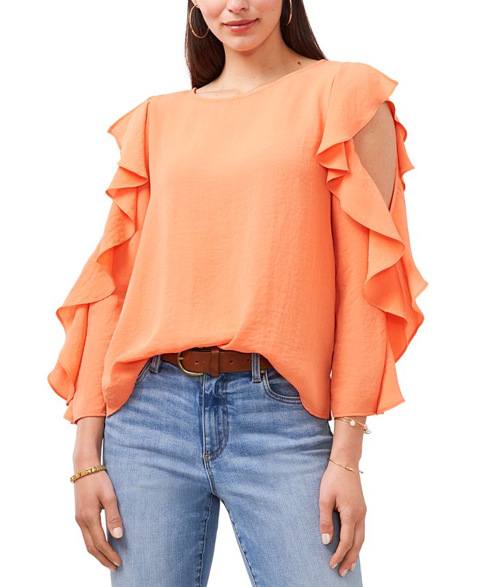 Vince camuto ruffle top 2025