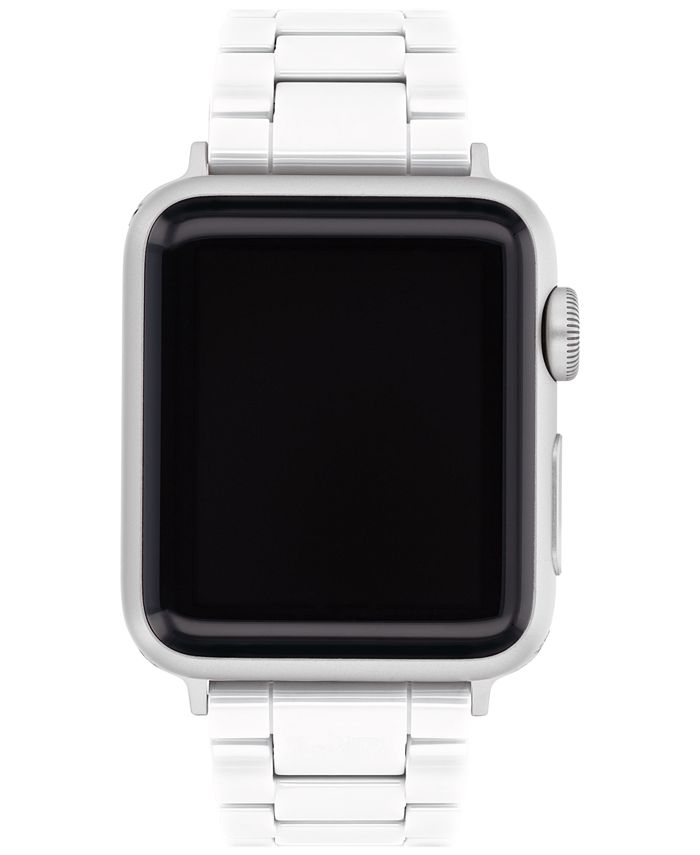 COACH White Ceramic 38/40/41mm Apple Watch® Band - Macy's
