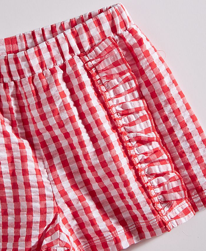 First Impressions Baby Girls Gingham Shorts, Created for Macy's ...