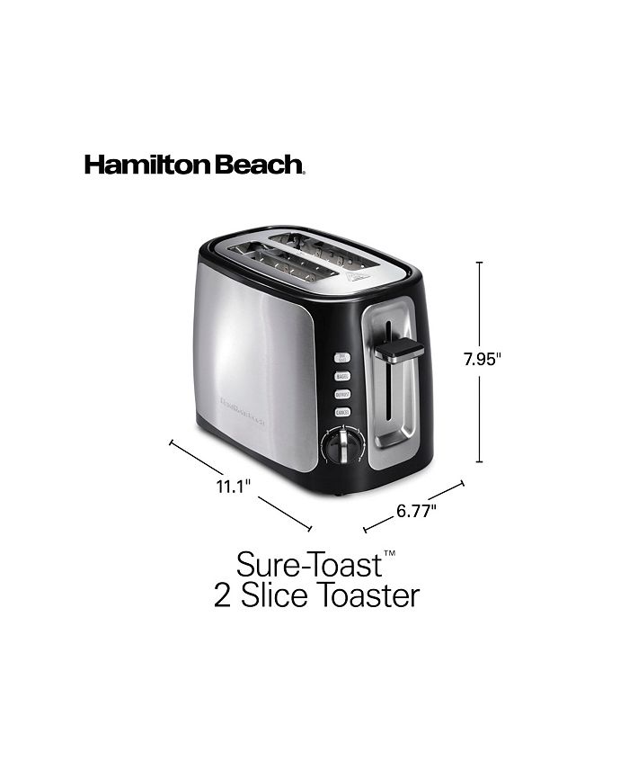 Hamilton Beach SureToast™ 2 Slice Toaster with Toast Boost to Lift