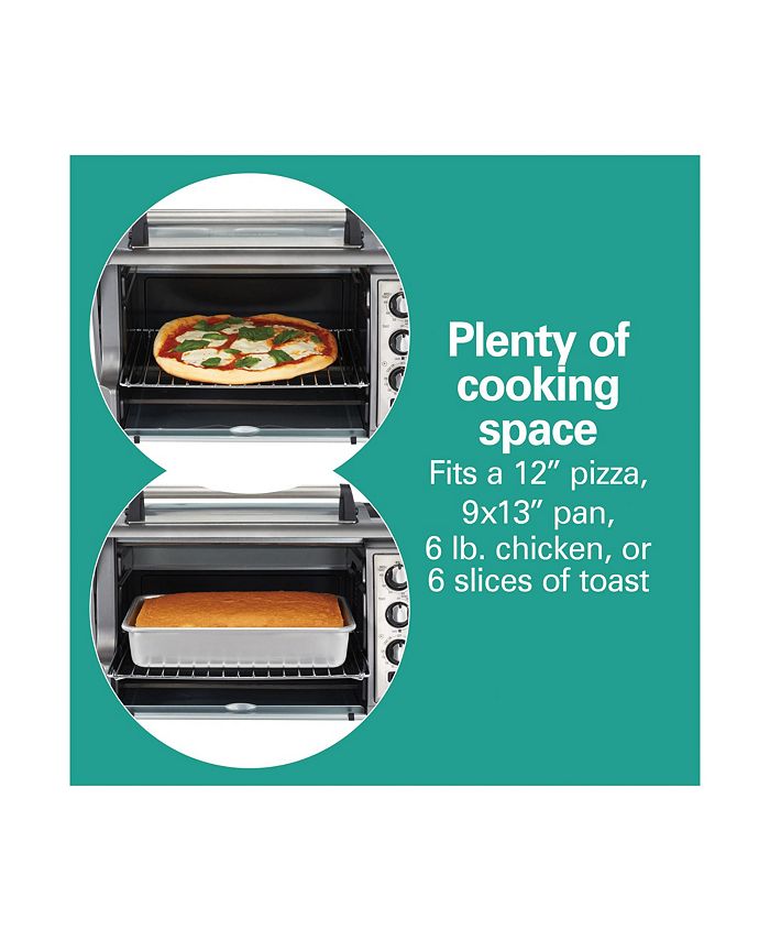 Hamilton Beach SureCrisp Air Fryer Countertop Toaster Oven with Easy
